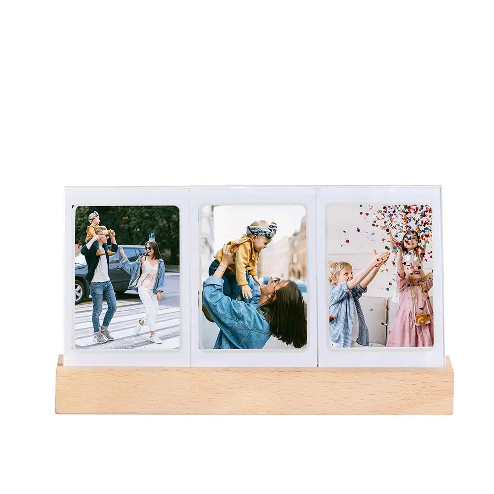 KathInscribe: Desktop Decor 3-in-1 Photo Frame with LED Light