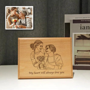 Custom Frames Vintage Wooden Photo Frames from Kathinscribe, featuring a rustic design suitable for displaying cherished memories.