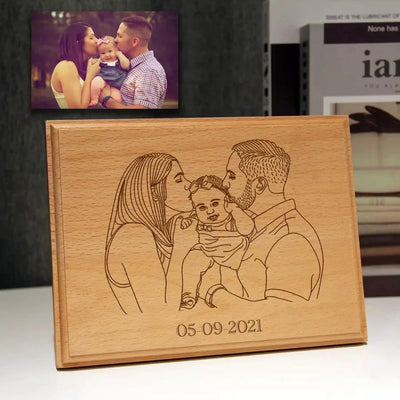 KathInscribe: Custom Frames Vintage Wooden Photo Frames